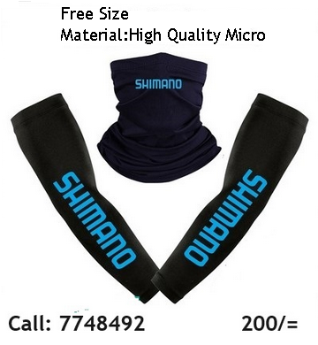 Sun Protection Neck Gaiter Mask, Arm Sleeves Set Fishing Outdoor sports