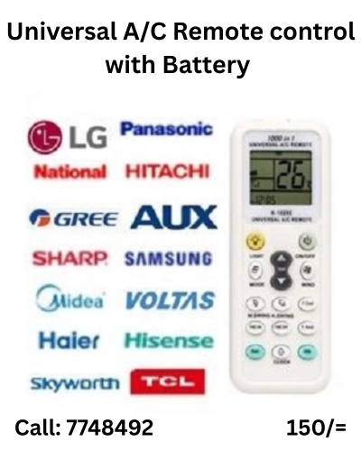Universal A/C aircondition remote for most of the brands ACs / 7448492
