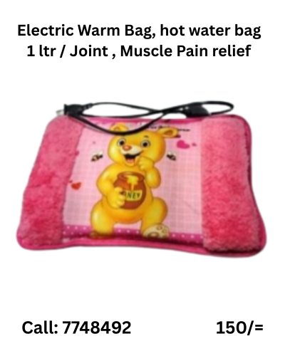 Electric Warm Bag, hot water bag 1 litre Joint / Muscle Pain relief 7748492