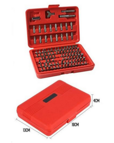 100PCS Screwdriver Bits Tampered Electric Screwdriver Hex Shank Tip head 7748492 - Image 3