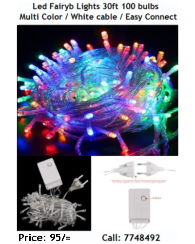 LED Fairy Lights Multi Color 100pcs 30ft Long Bokifathi Party, Wedding 7748492